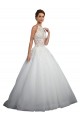 Avorio Abito da ballo Alto Collo Tulle Pizzo Abiti da sposa Fabbrica