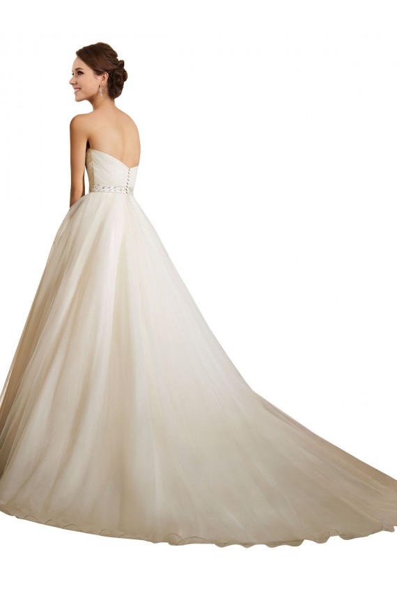 Avorio Abito da ballo Innamorato Tulle Abiti da sposa Fabbrica