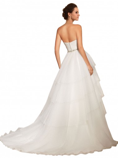 Avorio Abito da ballo Innamorato Tulle Abiti da sposa Fabbrica
