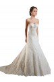 Avorio & Champagne Linea A Innamorato Pizzo Abiti da sposa Fabbrica