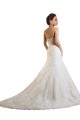 Avorio & Champagne Linea A Innamorato Pizzo Abiti da sposa Fabbrica