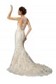 Avorio & Champagne Stile sirena Illusione Tulle Pizzo Classico Abiti da sposa Fabbrica