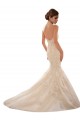 Avorio & Champagne Stile sirena Innamorato Tulle Pizzo Abiti da sposa Fabbrica