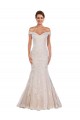 Avorio & Champagne Stile sirena Pizzo Classico Abiti da sposa Fabbrica