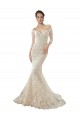 Avorio & Champagne Stile sirena Tulle Pizzo Abiti da sposa Fabbrica