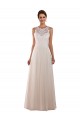 Avorio Linea A Alto Collo Tulle Pizzo Boho Abiti da sposa Fabbrica