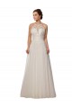 Avorio Linea A Illusione Sweep treno Tulle Abiti da sposa Fabbrica