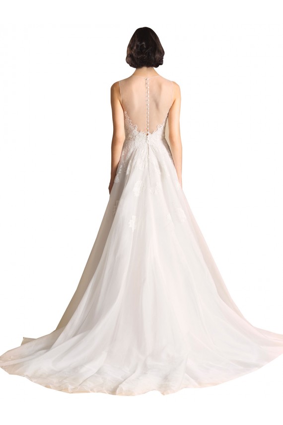 Avorio Linea A Illusione Tulle Abiti da sposa Fabbrica