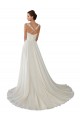 Avorio Linea A Innamorato Chiffona Pizzo Abiti da sposa Fabbrica