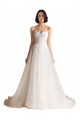 Avorio Linea A Innamorato Sweep treno Tulle Abiti da sposa Fabbrica