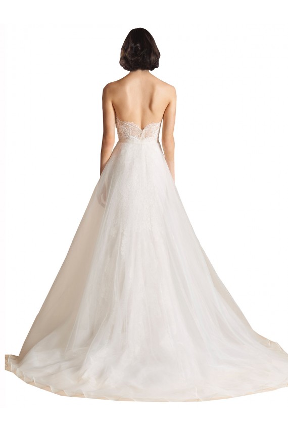 Avorio Linea A Innamorato Sweep treno Tulle Abiti da sposa Fabbrica