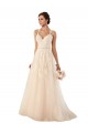 Avorio Linea A Innamorato Tulle Pizzo Abiti da sposa Fabbrica