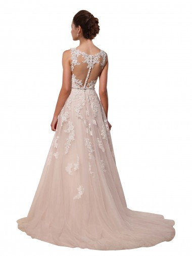 Avorio Linea A Innamorato Tulle Pizzo Abiti da sposa Fabbrica