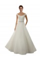 Avorio Linea A Raso Classico Abiti da sposa Fabbrica