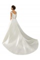 Avorio Linea A Raso Classico Abiti da sposa Fabbrica
