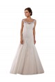 Avorio Linea A Scoop Tulle Abiti da sposa Fabbrica
