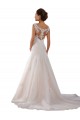 Avorio Linea A Scoop Tulle Abiti da sposa Fabbrica
