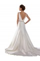 Avorio Stile sirena Barca Raso Abiti da sposa Fabbrica