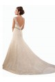 Avorio Stile sirena Illusione Tulle Pizzo Abiti da sposa Fabbrica