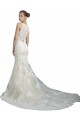 Avorio Stile sirena Illusione Tulle Spiaggia Abiti da sposa Fabbrica