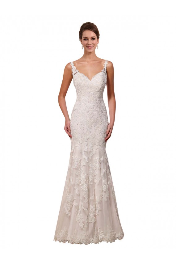Avorio Stile sirena Innamorato Pizzo Abiti da sposa Fabbrica