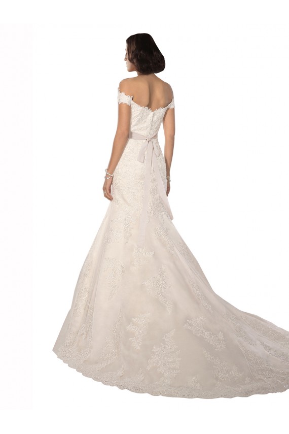 Avorio Stile sirena Pizzo Classico Spiaggia Abiti da sposa Fabbrica