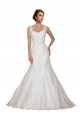 Avorio Stile sirena Scollatura a V Pizzo Abiti da sposa Fabbrica