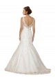 Avorio Stile sirena Scollatura a V Pizzo Abiti da sposa Fabbrica