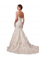 Avorio Stile sirena Scollatura a V Tulle Pizzo Abiti da sposa Fabbrica