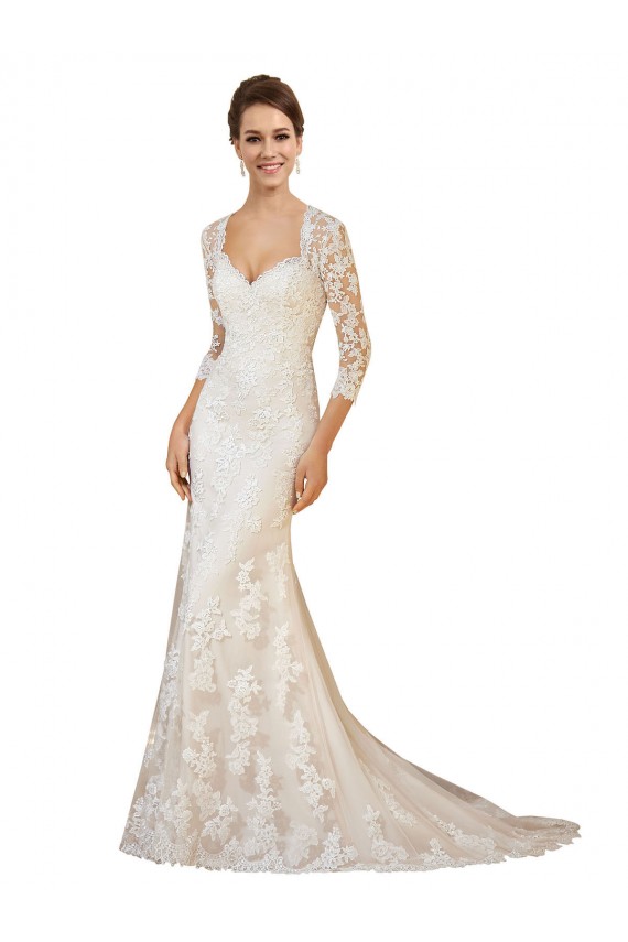 Avorio Tubino Innamorato Pizzo Abiti da sposa Fabbrica