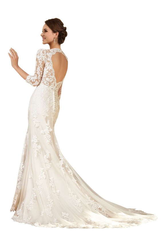 Avorio Tubino Innamorato Pizzo Abiti da sposa Fabbrica