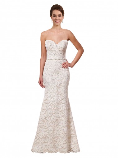 Avorio Tubino Innamorato Pizzo Abiti da sposa Fabbrica