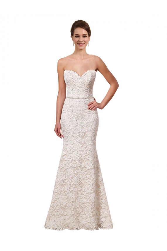 Avorio Tubino Innamorato Pizzo Abiti da sposa Fabbrica