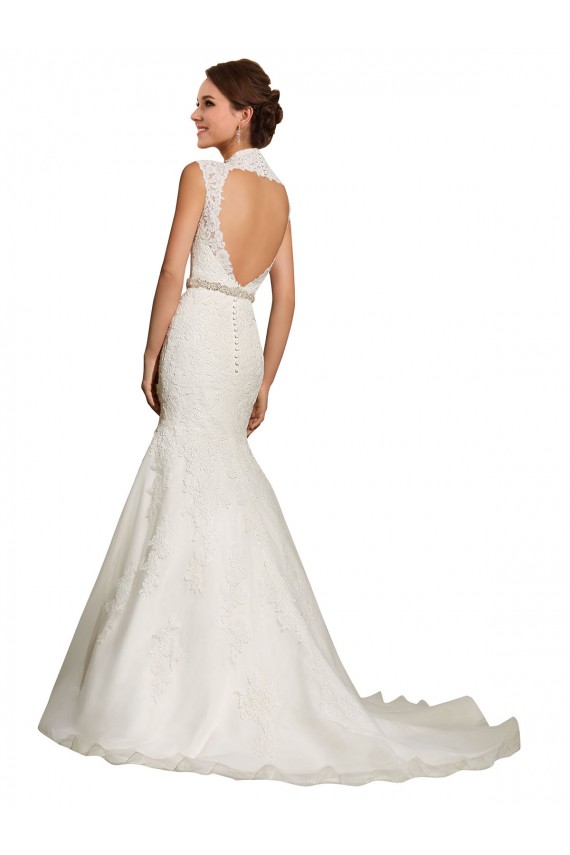 Bianco Stile sirena Innamorato Tulle Pizzo Abiti da sposa Fabbrica
