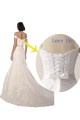 Bianco Stile sirena Pizzo Spiaggia Abiti da sposa Fabbrica