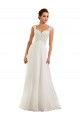 Bianco Tubino Innamorato Chiffona Pizzo Abiti da sposa Fabbrica