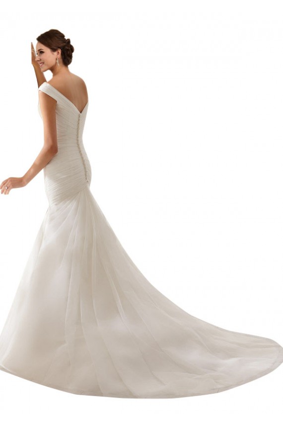 Bianco Tubino Tulle Abiti da sposa Fabbrica