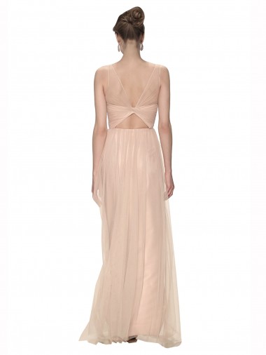 Blush 95 Tubino Illusione Innamorato Tulle Lunga Abiti da damigella donore Fabbrica