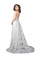 Linea A Scollatura a V Pizzo Abiti da sposa Fabbrica