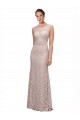Stile sirena Illusione Scoop Pizzo Lunga Abiti da damigella donore / Abiti da ballo Fabbrica