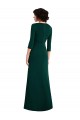 Verde Scuro Tromba Scollatura a V Spandex Lunga Formali Abiti da damigella donore / Abiti da sera / Abiti da ballo Fabbrica