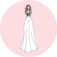Linea A Abiti da sposa Fabbrica